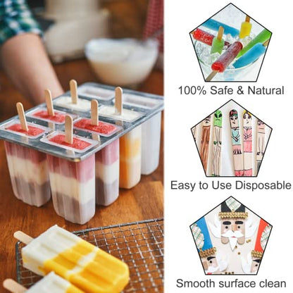 1000Pcs 4.5 Inch Popsicle Sticks (1000 Count)
