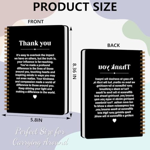 Thank You Hardcover Spiral Notebooks