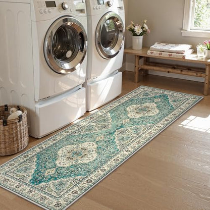 Felice Floral Medallion Runner Rug