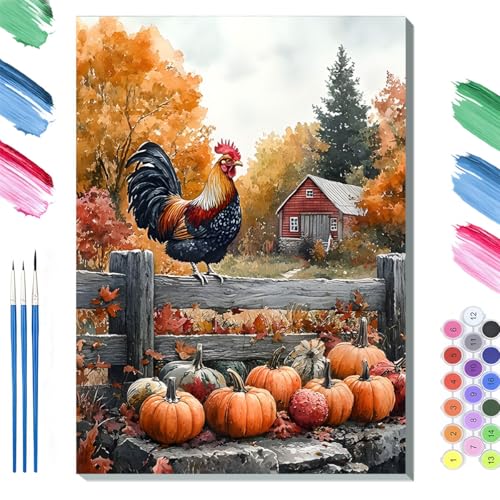 Paint by Numbers Kit for Adults Framed
