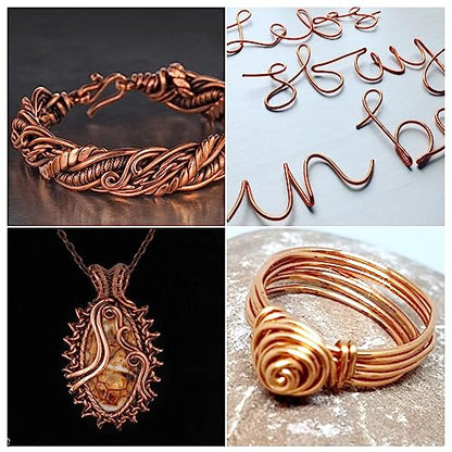 18 Gauge 1.0 mm 213 Feet 1 Pound 99.9% Dead Soft Copper Wire for Electroculture Gardening