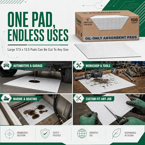 FlashDry Oil Absorbent Pads (300 Count)