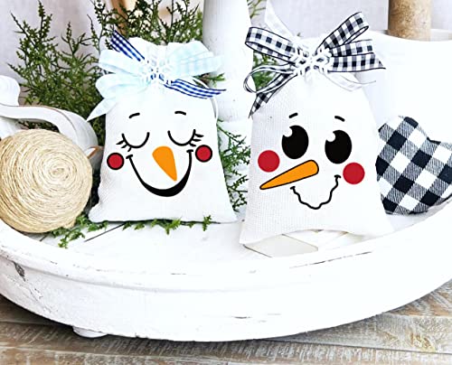 Scarecrow Snowman Face Stencils (20 Count)