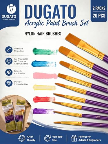 Paint Brush & Palette Set (25 Count)