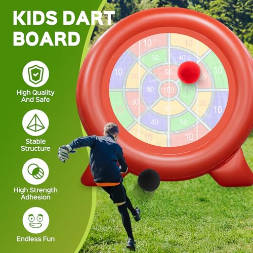 Giant Inflatable Dart Board Outdoor Soccer Golf Yard Games
