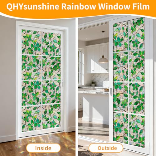 Window Privacy Film Stained Glass Window Film Rainbow Window Film Window clings Non