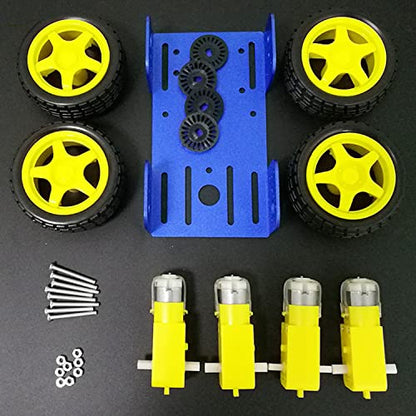 DIY Smart Robot Car Chassis Kit with Speed Encoder TT Motor