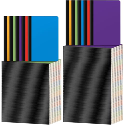 100 Pack A5 Composition Notebooks 5"x8" Wide Ruled Notebook (100 Count)