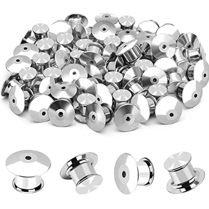 60PCS Locking Pin Back Keeper Clasp