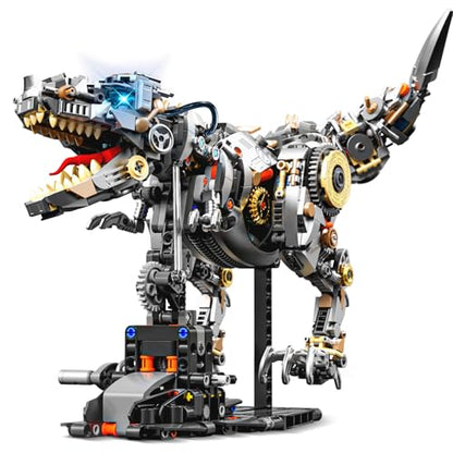 Ideas Mechanical Tyrannosaurus Building Set with Light (1268 Count)