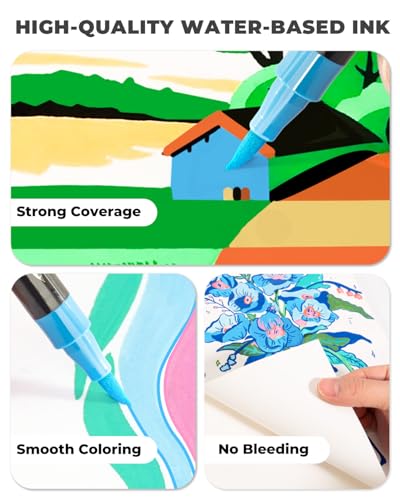 Acrylic Paint Markers 48 Colors