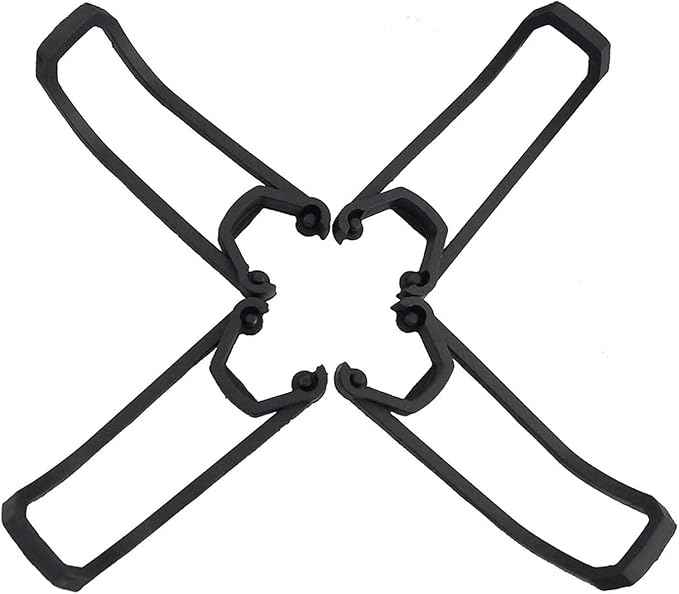 Black Accessory kit for E58 S168 JY019 Folding Quadcopter Spare Parts Remote Drone Propeller and Protective Cover and Landing Gear