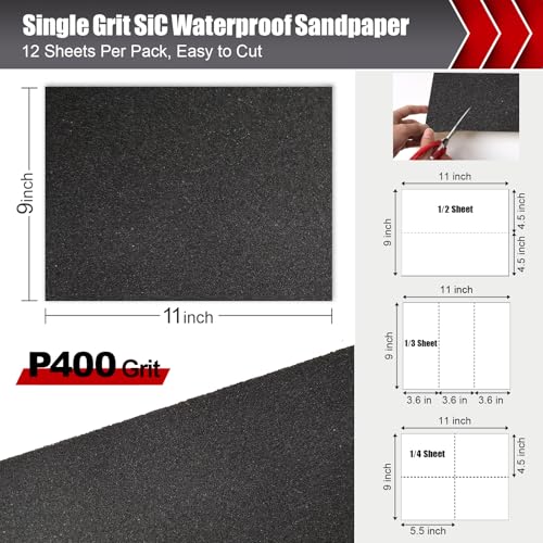 400 Grit Wet Dry Sandpaper