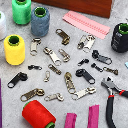 217 Pieces Zipper Repair Kit Replacement (217 Count)