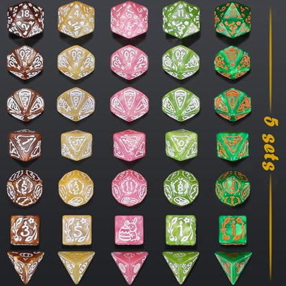 Polyhedral Dice Set (42 Count)