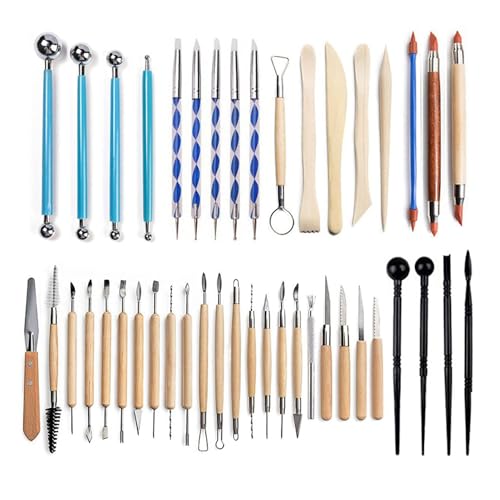 43 Pcs Pottery & Clay Sculpting Tool