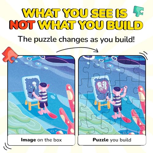 Jigsaw Puzzles 1000 Pieces with Storytelling Comic (1000 Count)