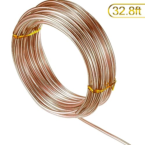 Aluminum Craft Wire for Sculpting Armature Bendable Craft Wire for DIY Jewelry Making (32.8 Foot)