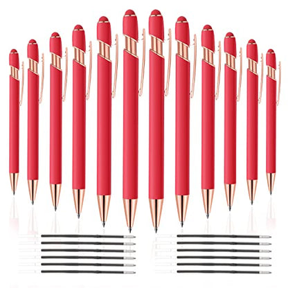 12 PCS 2 in 1 Stylus Ballpoint Pen with Stylus Tip (24 Count)