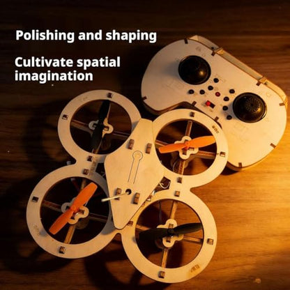 DIY Wooden Drone Model Kit