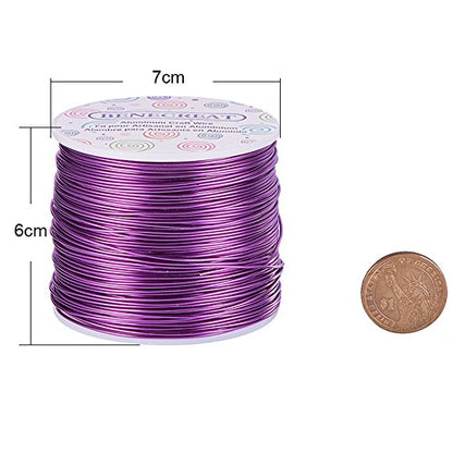 18 Gauge Jewelry Craft Aluminum Wire 492 Feet Bendable Metal Sculpting Wire for Craft Floral Model Skeleton Making