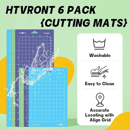 Cutting Mats Compatible with Cricut Joy (6 Count)