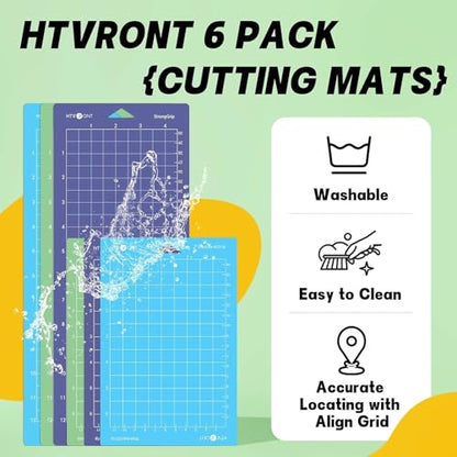 Cutting Mats Compatible with Cricut Joy (6 Count)