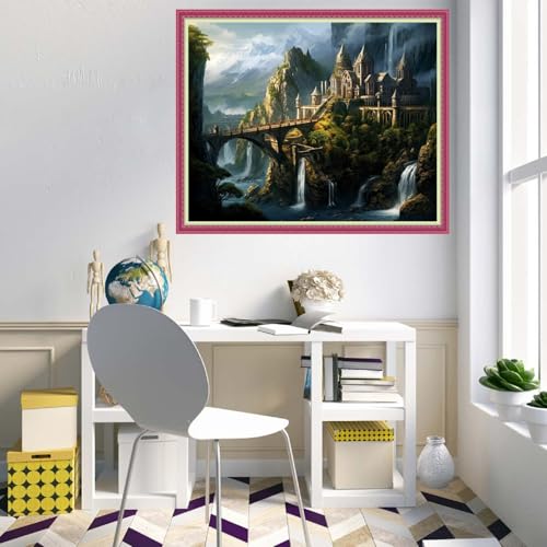 Cross Stitch Stamped Full Embroidery Kits DIY 11CT Cotton Thread Printed DIY Needlepoint Kits Craft Needlework Set Cross