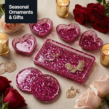 Craft Glitter Dark Rose Pink 100g Super Chunky Glitter (100 grams)