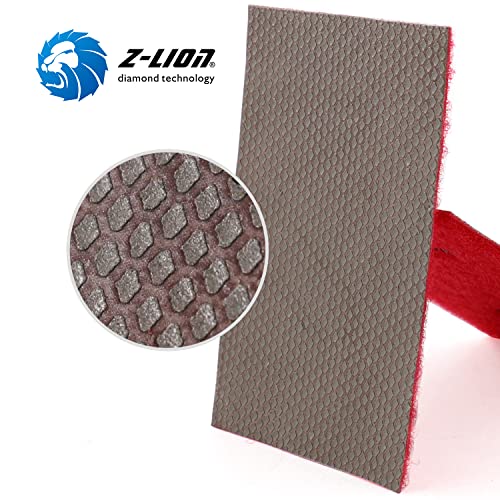 Diamond Abrasive Paper Sheets 400 Grit Diamond Sandpaper Nylon Back for Grinding Stone Glass Ceramic