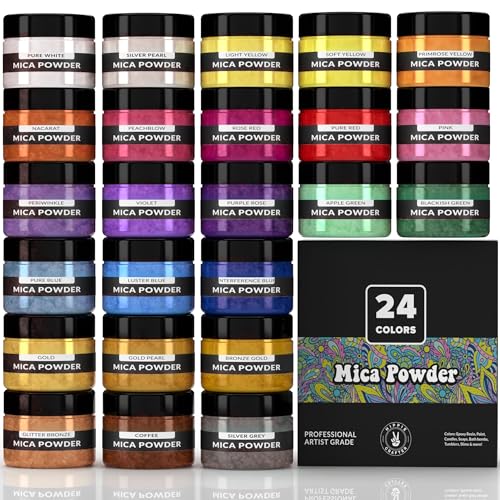 Mica Powder Pigment Powder for Epoxy Resin (25.96 Fl Oz)