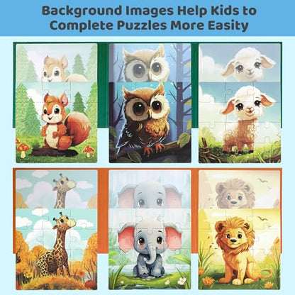 Magnetic Puzzles for Toddlers 3 (72 Count)