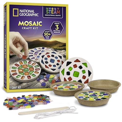 National Geographic Mosaic Arts and Crafts Kit for Kids