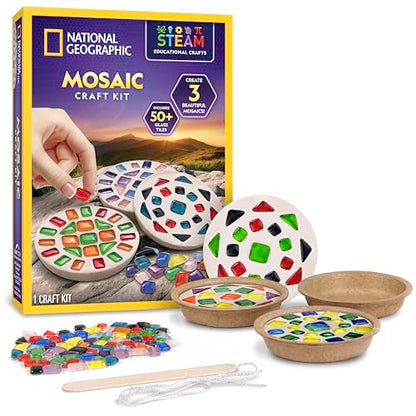 National Geographic Mosaic Arts and Crafts Kit for Kids