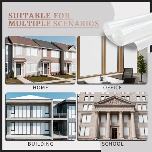 Matte White Window Privacy Film (500 Sq Ft)