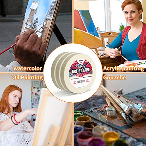 3 Pack White Artist Tape (3 Count)