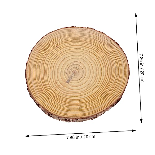 3pcs Outdoor Wooden Stepping Stones Japandi Decor Round Wood Outdoor Garden Paver Patio Stepping Log Garden Stone Kit