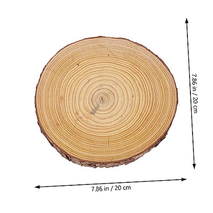 3pcs Outdoor Wooden Stepping Stones Japandi Decor Round Wood Outdoor Garden Paver Patio Stepping Log Garden Stone Kit