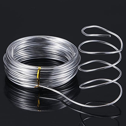 1 Roll Aluminum Wire for DIY Jewelry Making (32.8 Foot)