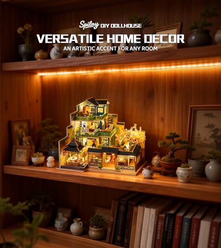 DIY Miniature House Kit for Adults