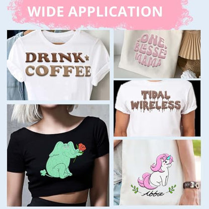 Puff Vinyl Heat Transfer
