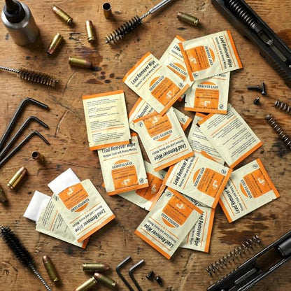 100 Pack Lead Remover Wipes for Shooting Hand Surface (100 Count)