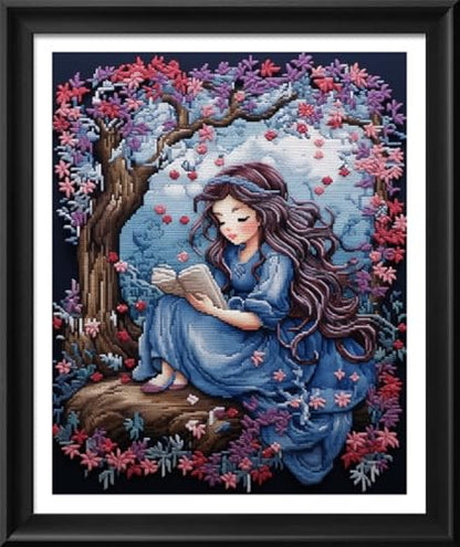 Cross Stitch Stamped Kit for Adults