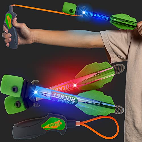 Light Up Foam Rocket Toys for Kids