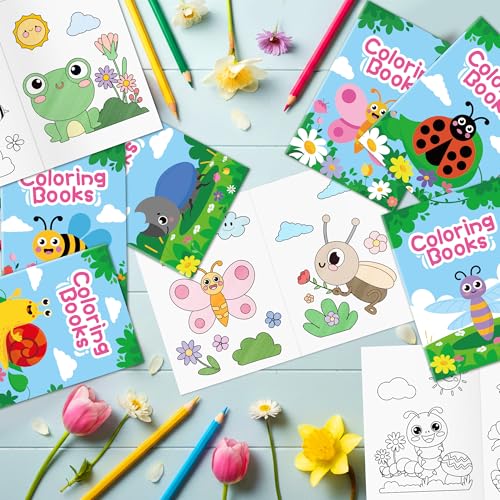 Spring Insects Coloring Books (24 Count)