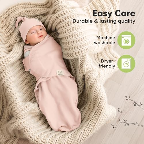 3pk Organic Swaddles for Newborns Girls