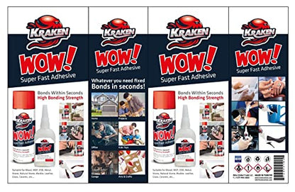 Wow! CA Glue 6x3.50 oz (6 Count)