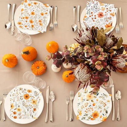 40Pcs Fall Napkins (40 Count)