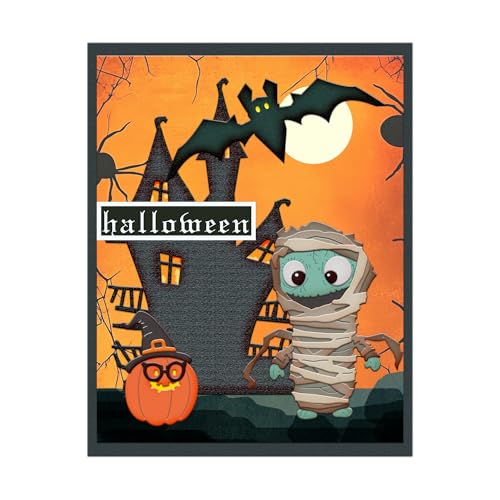 Halloween Clear Silicone stampReusable Stamp with Pumpkins