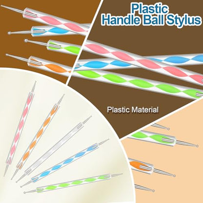 14Pcs Double Ended Stainless Steel Dotting Tools with Multiple Size